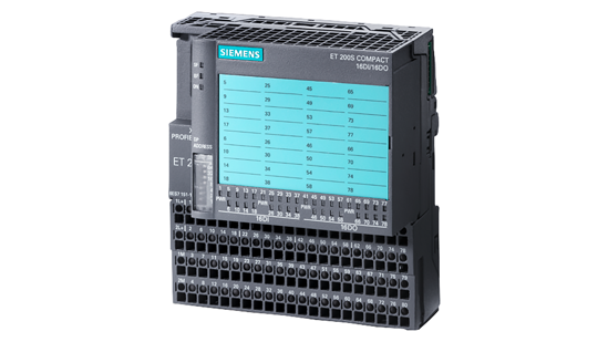 Bild von ET 200S Compact, 32DI STD, DC24V, 3ms, erweiterbar mit bis zu 12 Modulen der ET 200S (keine F-Module...