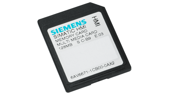 Bild von SIMATIC MM-Speicherkarte 128 MB Multi Media Card für OP 77B, TP/OP 177B, TP/OP 277, C7-635, MP 177, ...