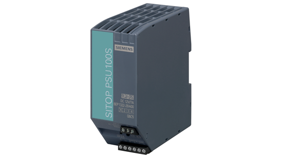 Bild von SITOP PSU100S 12 V/7 A Geregelte Stromversorgung Eingang: AC 120/230 V Ausgang: DC 12 V/7 A