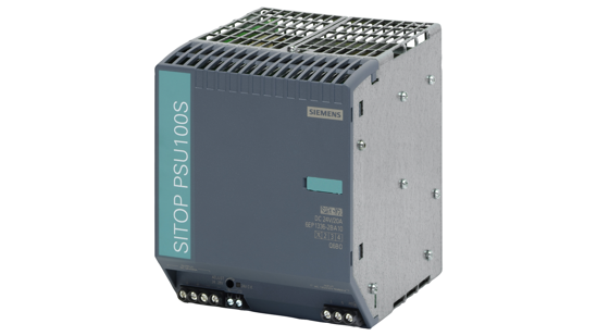 Bild von SITOP PSU100S 20 A Geregelte Stromversorgung Eingang: AC 120/230 V Ausgang: DC 24 V/20 A