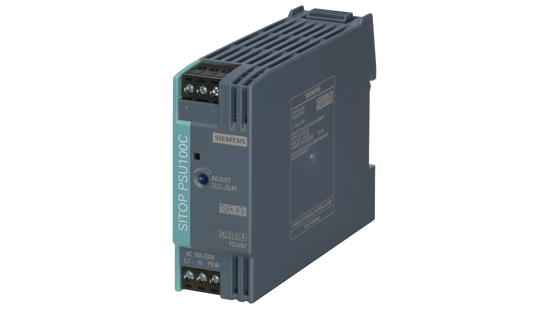 Bild von SITOP PSU100C 12 V/2 A Geregelte Stromversorgung Eingang: AC 100-230 V (DC 110-300 V) Ausgang: DC 12...