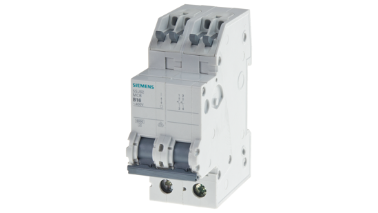 Bild von Leitungsschutzschalter 230V 6kA, 1+N-polig, C, 16A, T=70mm mit schraubenlosen Abgangsklemmen