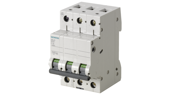 Bild von Leitungsschutzschalter 400V 10kA, 3-polig, C, 8A