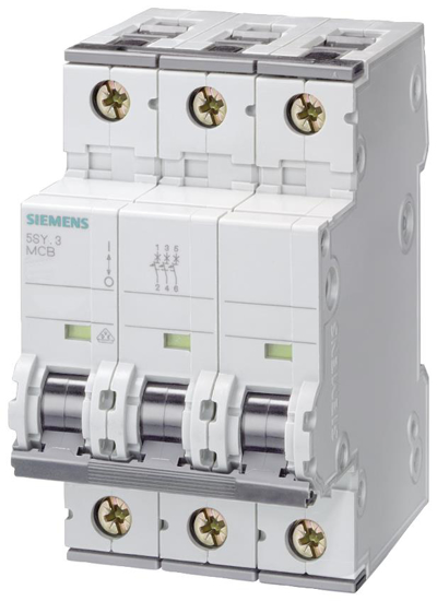 Bild von Leitungsschutzschalter 400V 6kA, 3-polig, C, 1A, T=70mm