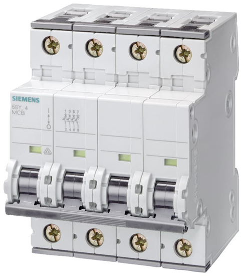 Bild von Leitungsschutzschalter 400V 15kA, 3+N-polig, C, 1.6A, T=70M