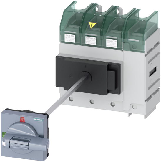 Bild von SENTRON, Lasttrennschalter 3LD5 UL, Hauptschalter, 4-polig , approbiert nach UL489, UL508 und IEC609...