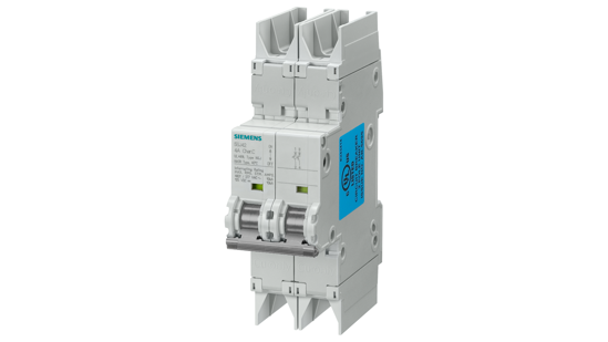 Bild von Leitungsschutzschalter 10kA, 2-polig, D, 1A nach UL 489-480Y/277V