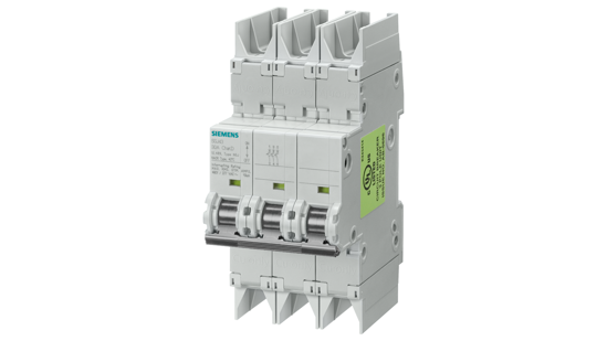 Bild von Leitungsschutzschalter 10kA, 3-polig, C, 1A nach UL 489-480Y/277V